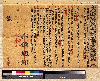 藏品(光緒11年(1885)台灣道劉璈出示懸賞緝挐大穆降(今台南新化)地方匪徒條款)的圖片